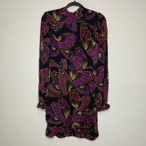 *RARE* NWT FARM RIO Printed Dress Long Sleeve Small